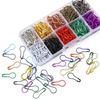Safety Pin Buckle 100pcs Anti-release Hand-woven Sweater Thread Marks Gourd Small Pins DIY Jewelry Accessories Multicolor Ornament Buckle Metal