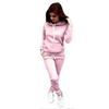 2 Piece Outfits for Women Long Sleeve Pullover Hoodie Sweatshirts Jogger Pants Set Fall Casual Tracksuit Lounge Set