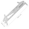 7 IN 1 Bike Chain Checker Chain Hook Bolt Measurement Bicycle Chains Wear Indicator Cycle Chain Tool Presta Valve Core