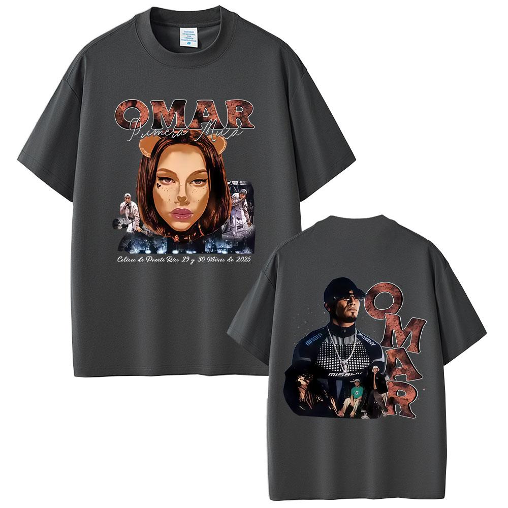 Футболка Rapper Omar Courtz Primera Musa для мужчин и женщин, модная хип-хоп уличная винтажная футболка, мужские повседневные хлопковые футболки с круглым вырезом