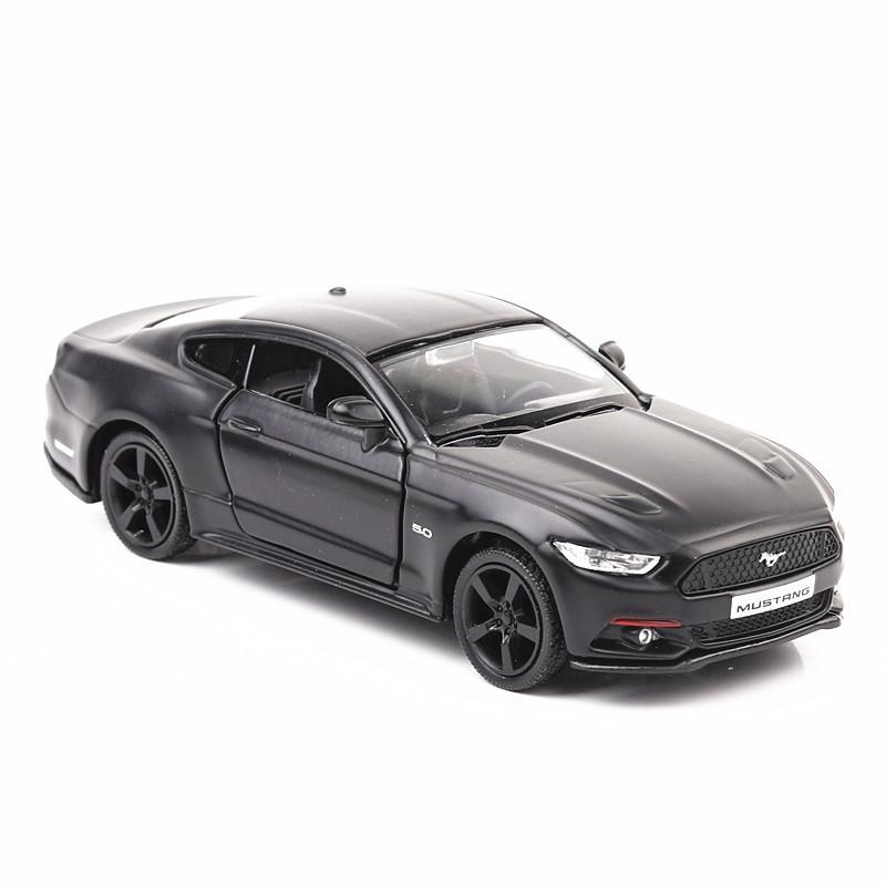 MAKEDA Официально лицензированный 1:36 Имитация Ford Mustang Металлическая Модель Автомобиля Мальчики Игрушечная Машинка с Оттяжкой Двойные Открывающиеся Двери
