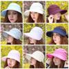 Summer Fashion Korean Style Bowknot Big Visor Cap Color Matching Beach Sun Hat