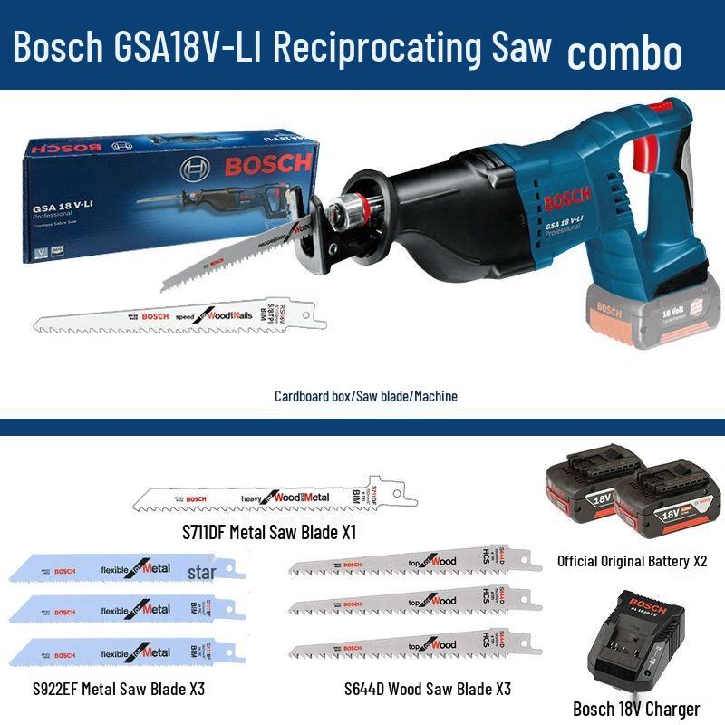 Bosch Reciprocating Saw GSA120 CN plug (adapter included)