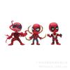 Spider-man Venom Deadpool Action Figure Toy Model Doll Machine Twist Egg Collectible Decoration 10cm Plastic Material