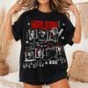 2026 BTS KPop ARMY Фан Гиф Футболка унисекс 100% Хлопок Короткий рукав Женская Повседневная Y2K Круглый вырез Свободная футболка