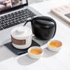 With Carrying Bag Travel Ceramic Teapots Chinese Style Mini Tea Cup Set Porcelain Tea Sets  Office