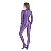 Is a Diving Suit for Also Nylon Swimsuits with Legs [AMORESY] Shiny, Full-body Skin-on-skin Competitions. Available (purple, XL)