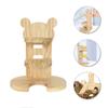 Wooden Hamster Water Bottle Holder Adjustable Pet Water Bottle Stand  for Cage