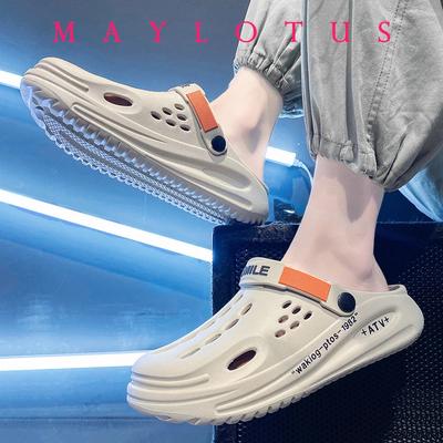 Женские сандалии на толстой подошве 2024, платформа, ЭВА, клоги, садовая обувь для женщин, уличные массивные нескользящие пляжные шлепанцы