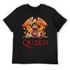 Эмблема фредди и queen из двух львов Футболка Смешная футболка смешные костюмы графика роскошный дизайнер мужские однотонные футболки