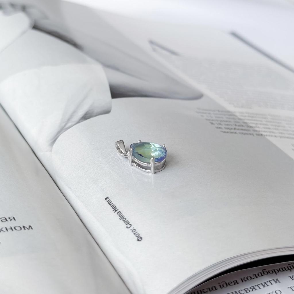 Silver Pendant with Mystic Topaz 3.175ct (2158004)