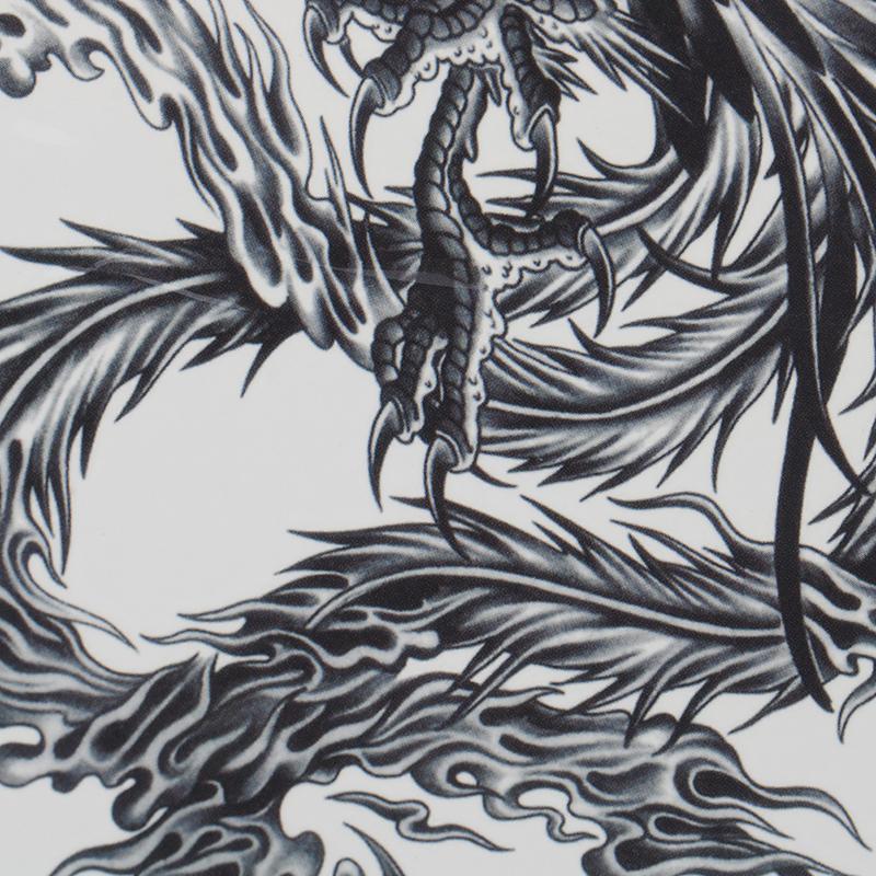 Водонепроницаемая временная наклейка татуировка дракон феникс тело рука нога художественная наклейка круто