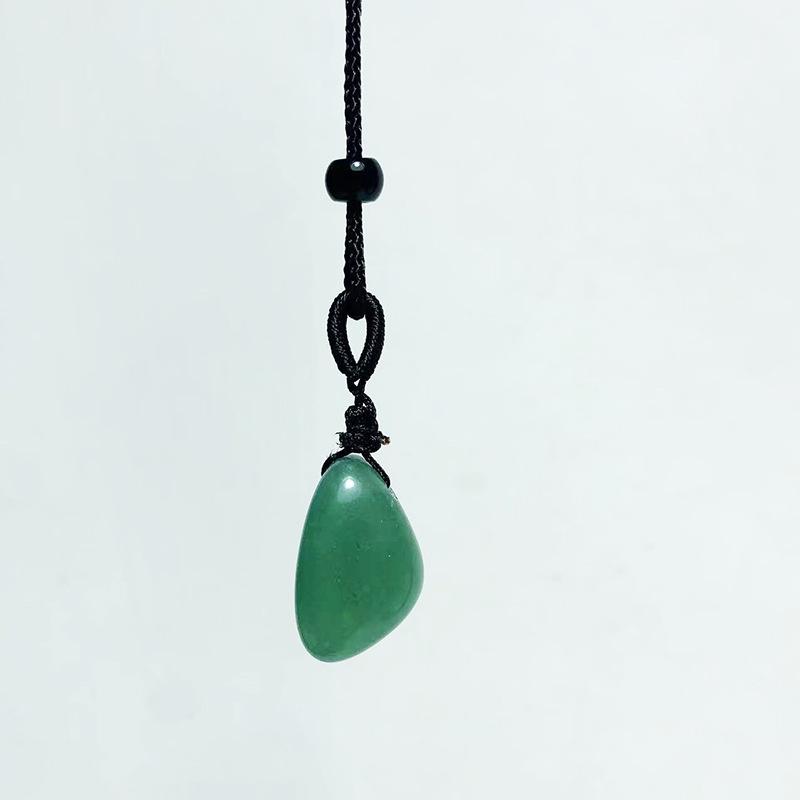 Various Materials Polished Gravel Gravel Rough Stone Crystal Natural Crystal Pendant Necklace