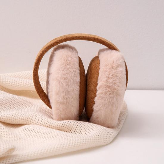 Женские зимние наушники, толстые плюшевые наушники для защиты ушей, ветрозащитные, регулируемая длина, складные, противоскользящие, для езды на работу, катания на лыжах, наушники с повязкой на голову