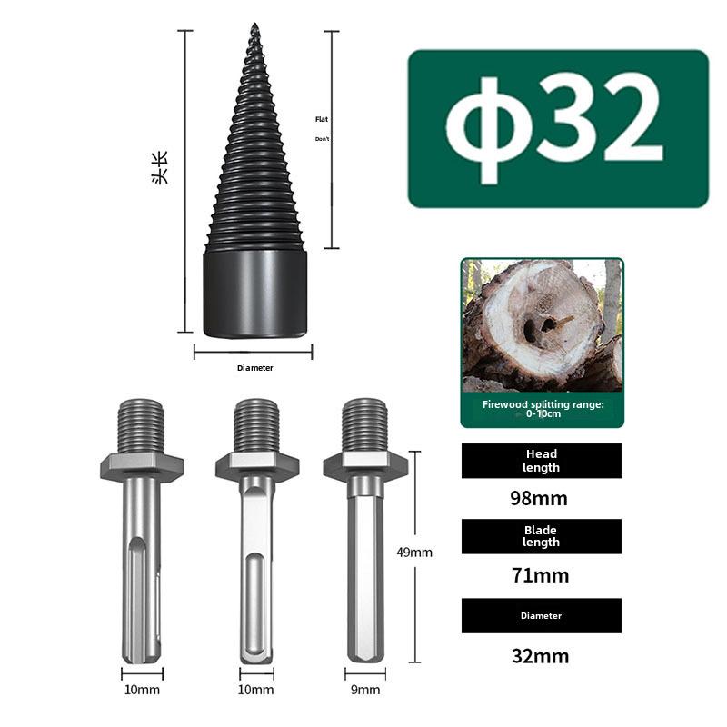 Набор электрических сверл-перфораторов и деревообрабатывающий инструмент с конусным наконечником