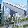 2 In 1 Window Mesh Screen Brush Window Cleaner Magic Broom Wiper Telescopic Long Handle Window Mop Squeegee Wiper Cleaning Tool
