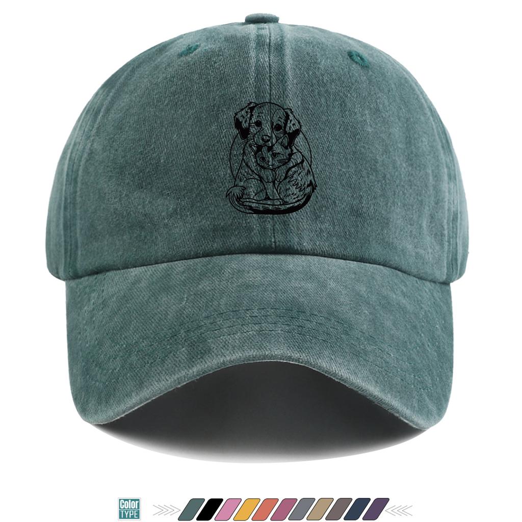 pc Abstract Art Line Art Dog Pattern Print Baseball Cap Trendy and  Design Unisex Fashion Street Hat Adjustable Size HipHo