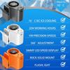 Portable Car Clip Fan 360 Degree Rotatable 100 Speed Wind USB Rechargeable Electric Fan Low Noise Mini Fan Clamp Anywhere