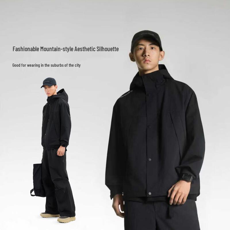 Li-Ning Outdoor CF Water-Resistant Hooded Windbreaker Jacket