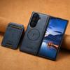 Чехол-кошелек SUTENI для Samsung Z Fold 7, с держателем для карт, подставкой, поддержкой беспроводной зарядки, 2-в-1, из искусственной кожи, для Galaxy Z Fold 6