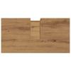 vidaXL Waschbeckenunterschrank Artisan-Eiche 65x33x60 cm Holzwerkstoff