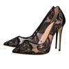 2025 Brand New Fashion Printed Pumps for Women Sexy Pointed Toe 12/10/8/6 Cm Elegant Platform High Heels Big Size Shoes