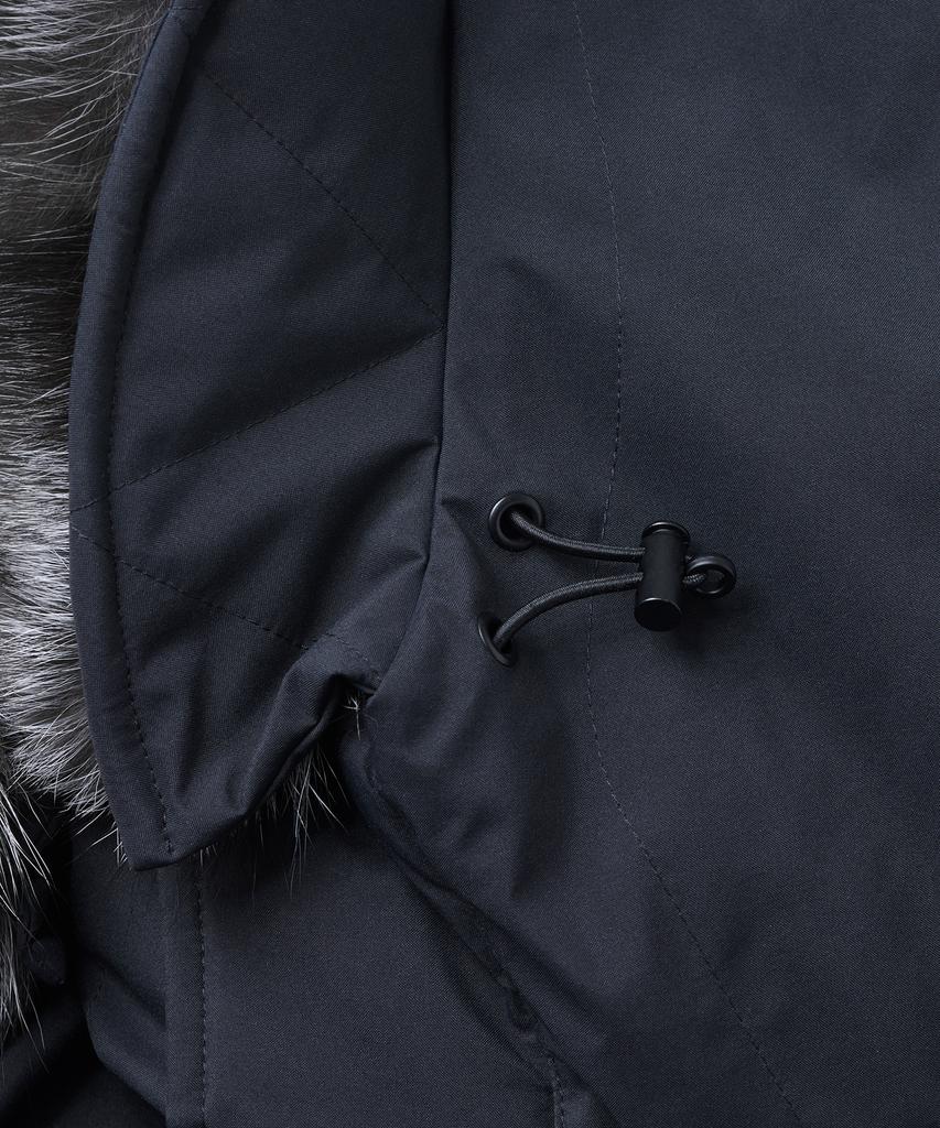 Musinsa Standard Silver Fox Long Down Parka [Black]