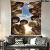 Attack Titan Epic Battle Tapestry Tapestry Background Cloth Wallmounted Background Cloth Wall Decoration Soft