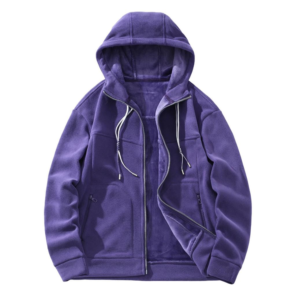 Zipper Couple Hoodie Fashion Casual  Sweater Pocket Versatile Outerwear Outdoor Casual Sweatshirt