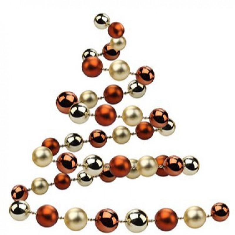 Christmas Ball Garland 1.8m 3cm Colorful Hanging Decorations Xmas Tree