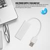 Industrial Grade USB to  /422 Port Converter RJ45 interface USB to 485 Adapter (White)