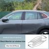 For Geely Galaxy E5/EX5 Car Window Trim Blackening Decoration Strip Stainless Steel Protective Strip Chrome Strip Guard