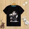 Unisex Kids Pure Modal TShirt I Love HipHop Humorous Animal Print Polyester Fiber Fun Summer Top for Boys And Girls