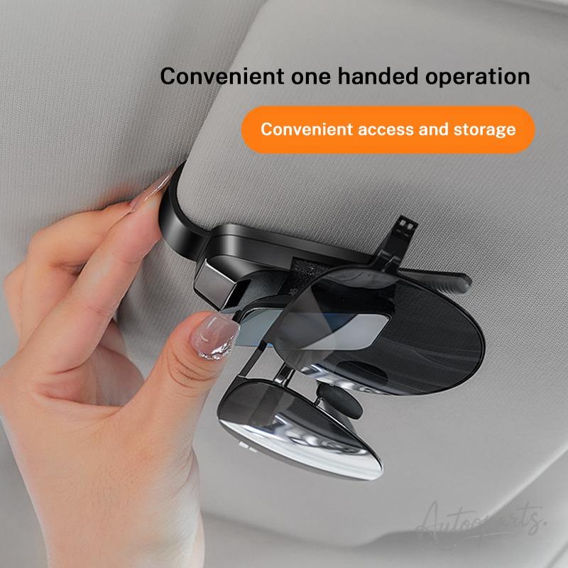 WLX4 High-End New Style Car Glasses Clip Case Sunglasses Bracket portable Storage For Mercedes Benz W203 W204 W205 W176 W16 W177 W247
