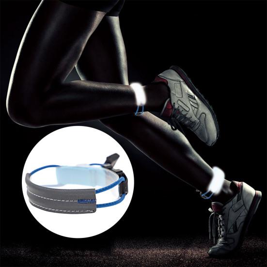 Cycling Pants Reflective Band High Visibility Elastic Adjustable Men Women Night Running Warning Leg Ankle Strap Cycling Accessories