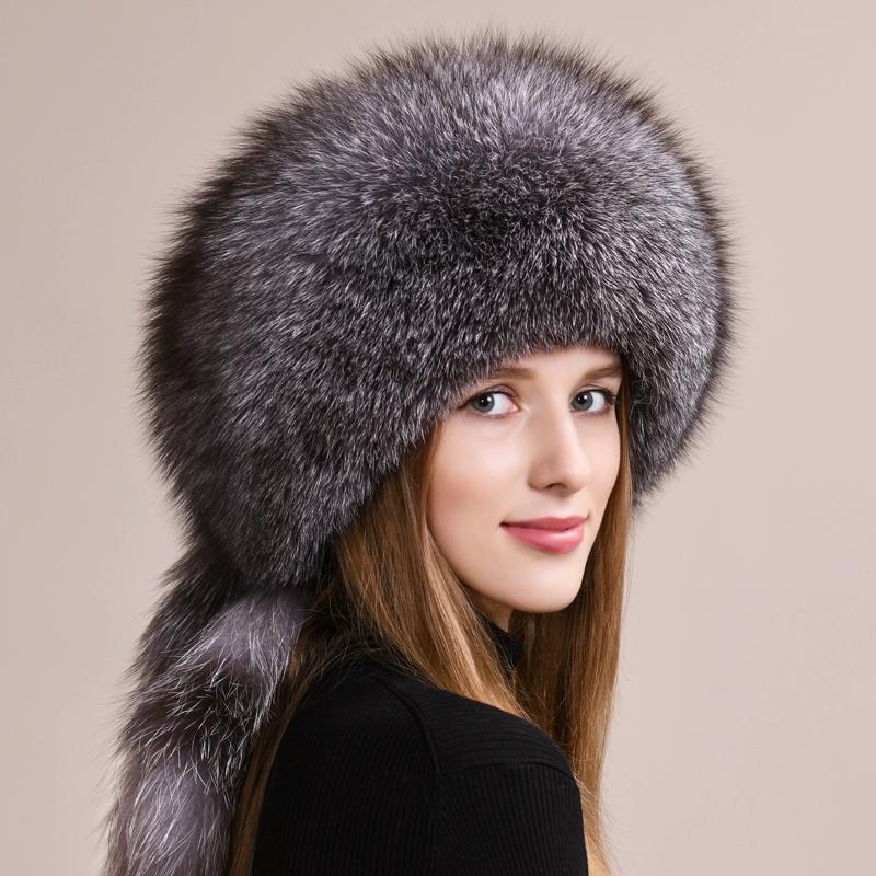 Шапка из меха лисы женская зимняя кожаная монгольская шапка этническая ветрозащитная ухо теплая северо-восточная норковая соломенная шапка детская зимняя