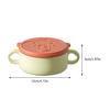 Infant Food Grinding Bowl Orange Color 1pack 4.7in Length