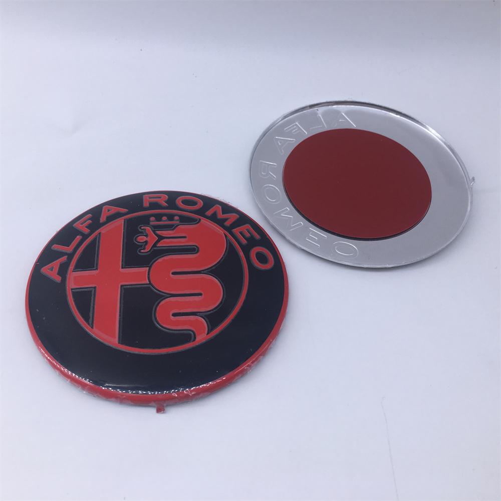 Для Alfa Romeo 2X 74 мм 166 156 147 159 Для Alfa Romeo 7 цветов Giulietta GT Автомобиль Передняя решетка Значок Чехлы/Ручка центральной консоли Inte