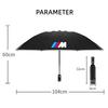 Car Umbrella With LED Flashlight Reflective Stripe Umbrella For BMW M E30 E39 E46 E90 E93 E60 F10 M5 M6 M7 X4 X5 X1 accessories GB1