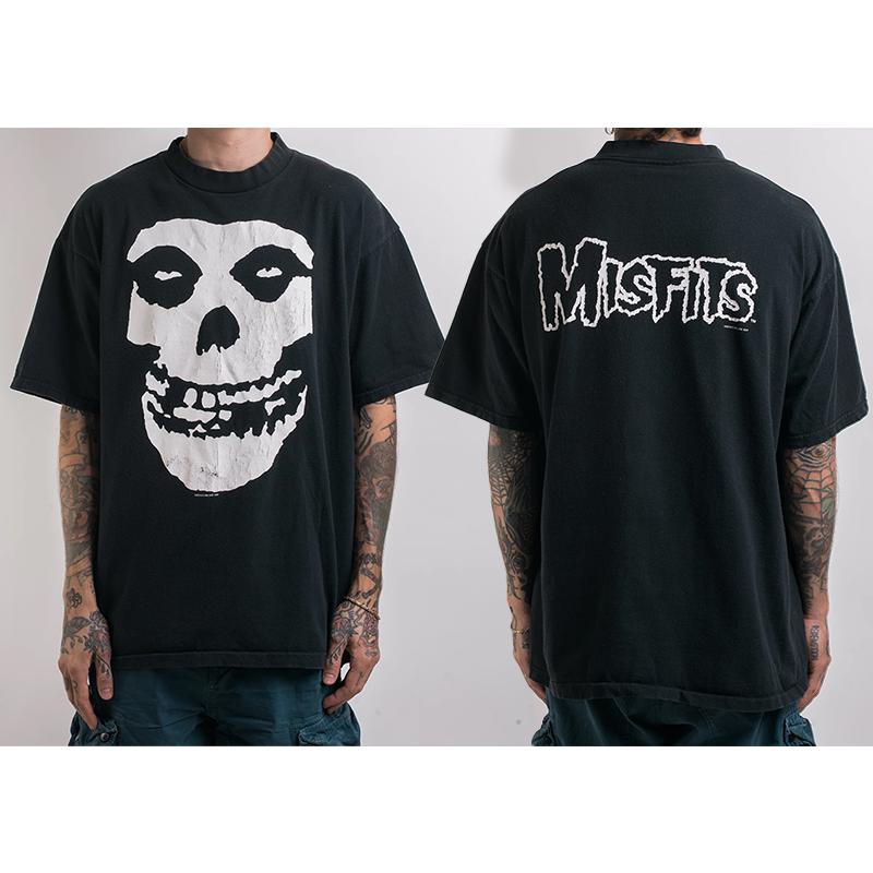Misfits Band Rock Hardcore Punk Casual TShirt Mens and Womens Luxury Band Brand Top 2026
