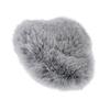 uxcell Microphone Furry Windscreen Cover for Short Hair Microphones, White and Black, 1 Piece