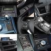 Полный набор автомобильных наклеек из углеродного волокна для Lexus CT 11-17, внутренняя центральная консоль, воздуховыпускное отверстие на приборной панели, фара, регулировка крыши