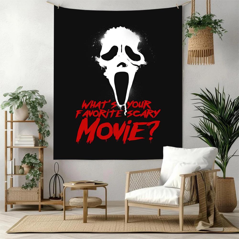 Scream Wall Decor Tapestry Art For Pet Memorial Birthdaywedding Party Backdrop Family Gift