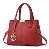 New European and American Foreign Trade Women's Bag Embroidery Lychee Pattern Fashion Handbag Shoulder Bag Oblique Span Bag