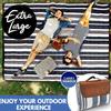 All-Season Picnic Mat - Tear-Resistant, Machine Washable, Easy Carry Blanket