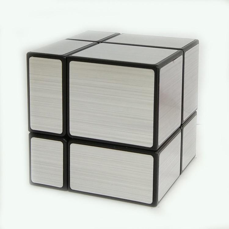 Зеркальный квадратный 2x2x2 профилированный магический куб-головоломка, скоростная игрушка Рубика, подарок ребенку
