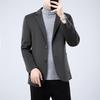 Firstview Men's Business Casual Double-faced Wool Lapel Overcoat FV24D1125