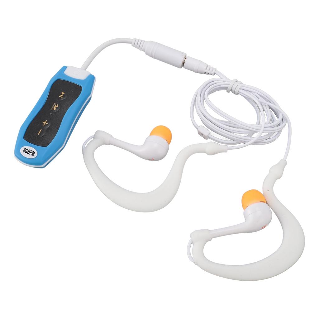 MP3-плеер IPX8 водонепроницаемый перезаряжаемый USB2.0 музыкальный плеер с водонепроницаемыми наушниками для плавания