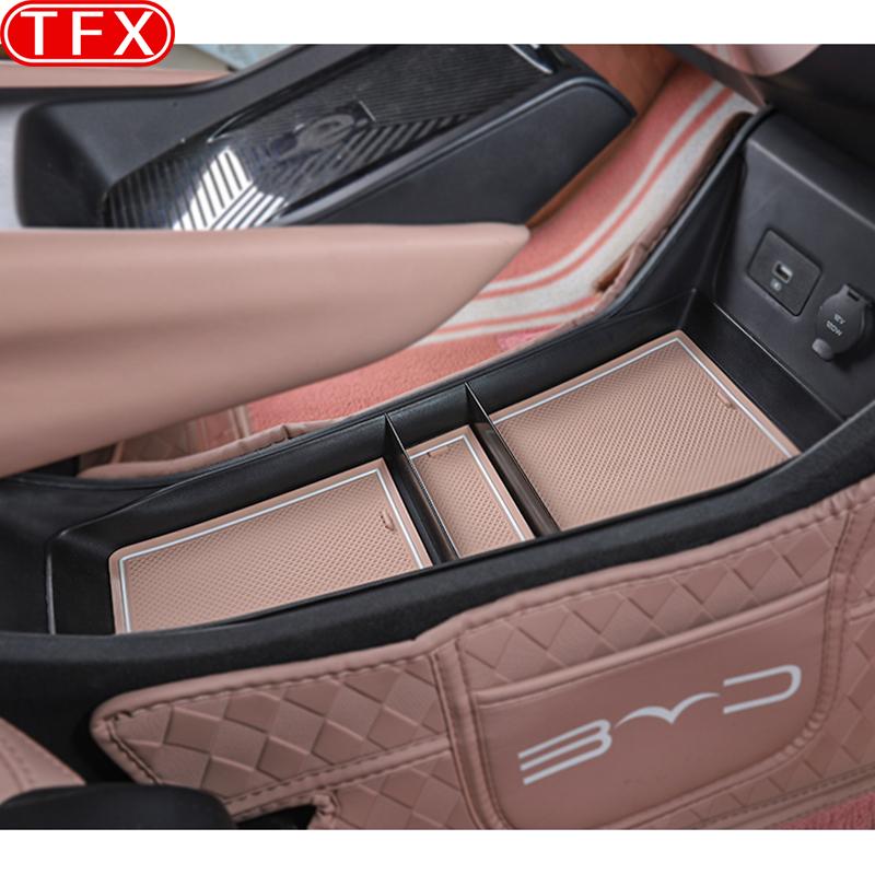 For BYD Seagull Dolphin mini 2024 Car Styling Central Control Lower Storage Box Gear Shift Storage Armrest Box Accessories