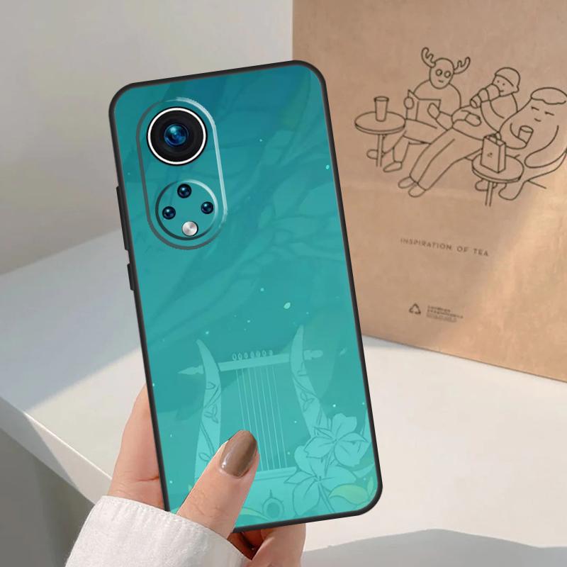 Чехол для Huawei P20 P30 P40 P60 Pro P Smart Nova 9 5T Honor 70 90 50 Magic5 Lite X7a X9a X8a с аниме Genshin Impact